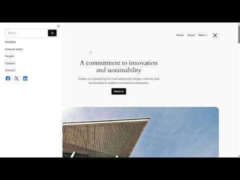 How to create an off-canvas, mobile menu in WordPress Block Editor with no code - CBB tutorial