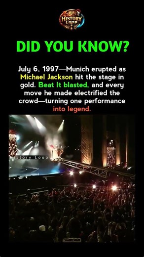 Golden Night in Munich: Michael Jackson Ignites Beat It