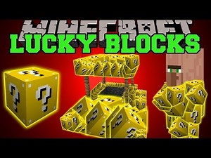 Minecraft: LUCKY BLOCKS (LUCKY VILLAGERS, WISHING WELLS, LUCKY POTIONS, & MORE!) Mod Showcase