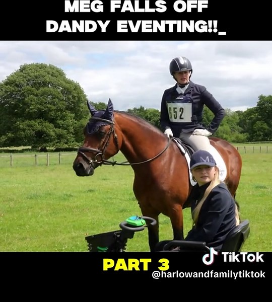 Meg's Eventing Journey: Dressage and Cheerful Moments