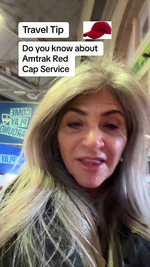 Amtrak Red Cap Seevice Is great if you have alot of luggage! Just a tip will get you all set up in the train. Great for seniors ! #traveltip #traveltips #amtraktravel #travelingseniors #traintravel #travelbytrain #agingover50