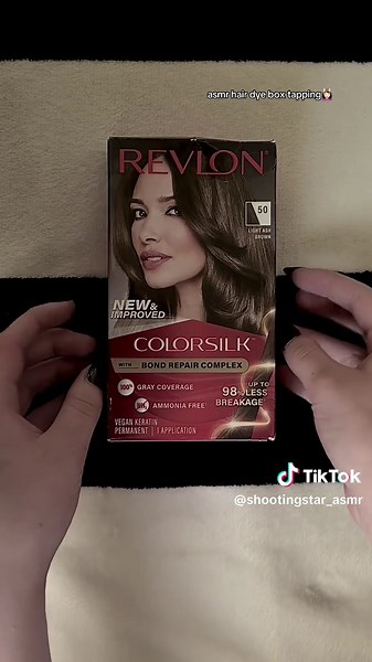 ASMR tapping on a hair dye box 💆🏻‍♀️ #asmr #asmrsounds #asmrvideo #asmrtiktoks #lofiasmr #lofi #asmrtiktok #asmrtingles #fyp #foryou #foryoupage #relaxation #tapping #typingasmr #scratching #tracing