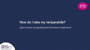 How do I take my teriparatide? (also known as parathyroid hormone treatment) In this session, our volunteer Lorraine shares her Teriparatide routine and some of the things she wished she’d known before starting this osteoporosis drug treatment. This session includes her story, how easy it is to self-administer teriparatide and our nurse Julia explains how the drug works. We hope you enjoy this session, please like and comment below. Thank you Lorraine for sharing your experience with us and supp