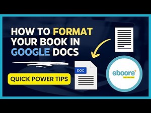 How To Format Your Book in Google Docs - Quick Tips!