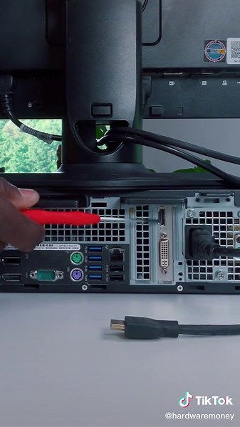 No Monitor signal, Easy fix! #pctips #pcbuilding #easyfix #hardwaremoney #techtok