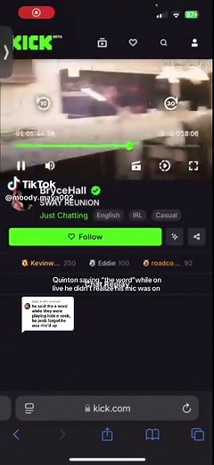 Quinton Griggs’ On-Live Mic Slip Explanation