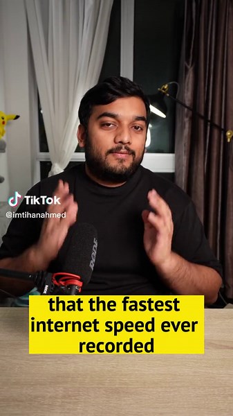 This is the FASTEST Internet Speed in the World #tech #techtok #supercomputer #internetfacts #computer #explained #worldrecord #internet