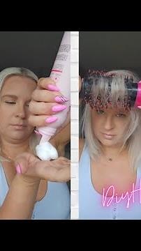 Daily Hair Routine For Thin Fine Hair - Volume Mousse on Dry Hair