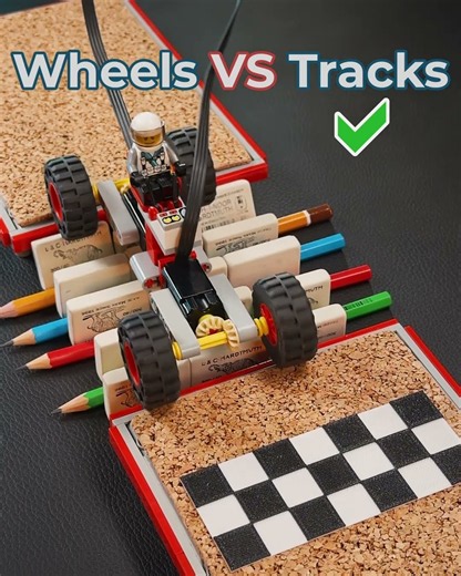 Wheels VS Tracks: LEGO Micro Vehicles Challenge