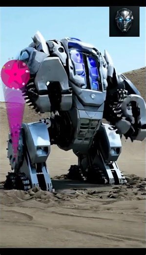 Concrete Breaker transformation to animal Robot