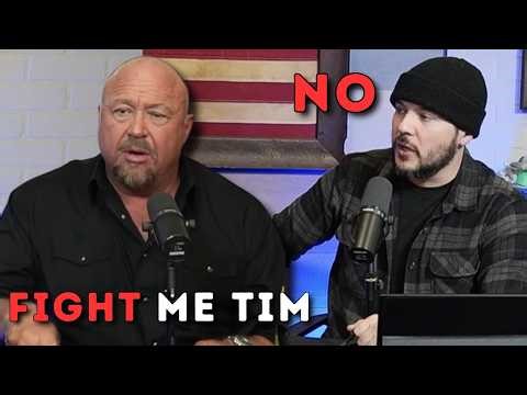 Alex Jones CRASHES Out on Tim Pool's Show Over Joe Rogan