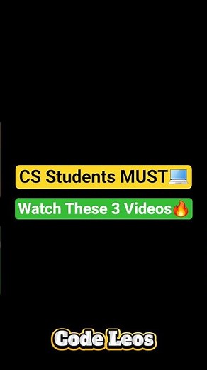 Stop Scrolling! These 3 Videos Can Change Your Career! 🚀🔥 #shorts #coding #os #dbms #skills