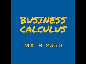 9.2 business calculus infinite limits