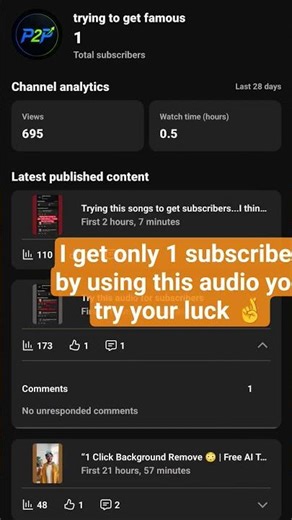 I get only 1 subscriber by using this audio you try your luck 🤞 #talknshop