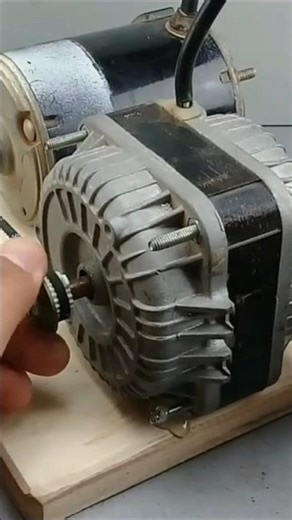 Create 10KW Electricity Generator 220v With Alternator And 3 HP Motor At Home #shorts