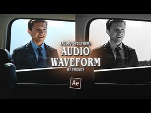 audio waveform animation (w/ preset) ; after effects