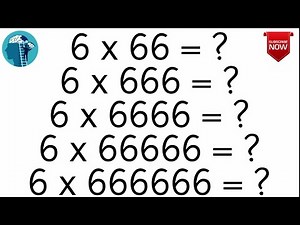 Multiplication Trick ।। 6666 x 6 ।। 666 x 6 ।। 66666 x 6 ।। Multiplication trick #shorts