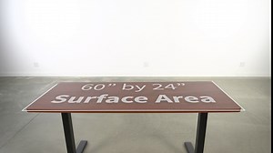 VIVO Black 60 x 24 inch Universal Solid One-Piece Table Top for Standard and Sit to Stand Height Adjustable Home and Office Desk Frames, DESK-TOP60B