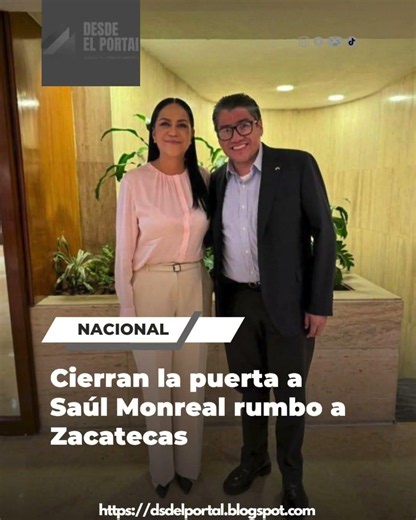 Cierran la puerta a Saúl Monreal rumbo a Zacatecas
