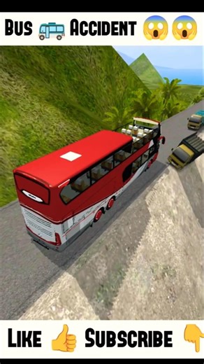 Bus 🚌 Accident 😱😱 in Bus simulator Indonesia Game | #bussid #bussimulatorindonesia #bus
