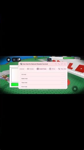 #roblox guys this is the best ever script of natural disaster survival use this script☠️