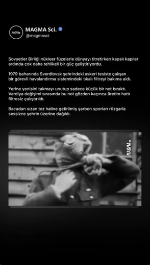 Sovyet Prestiji İçin Değiştirilen Ölüm Raporları | 1979 Şarbon Felaketi #shorts