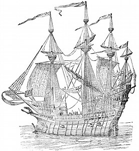 Henry Grace à Dieu , the flagship of Henry VIII, King of England’s...