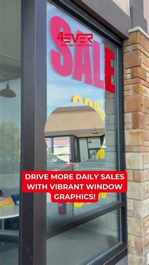 Custom Window Stickers in Mundelein, IL — 4EVER Printing & Marketing