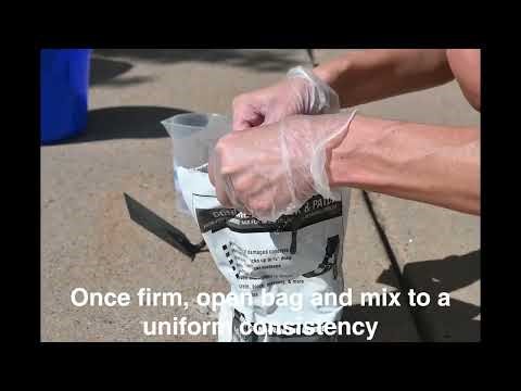 How to Repair Chipped Concrete with Rapid Patch Concrete Crack & Patch