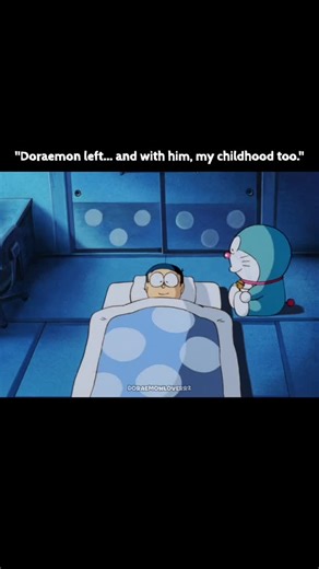 Doraemon on Instagram: "Whenever I see this scene, tears cannot stop flowing from my eyes.💔 This scene is from a short film - "Doraemon Comes Back" (1998), --- In the 1998 short film Doraemon Comes Back, there is a heartbreaking scene where Doraemon must leave Nobita and return to the future. Nobita, unable to accept the separation, begs Doraemon not to go. This moment captures the depth of their unbreakable friendship. Doraemon reassures Nobita that he will grow stronger on his own. The emotio