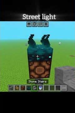 Street light in Minecraft #minecraft #technoblade #gaming