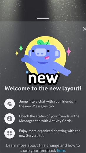Get Discord’s New Mobile UI #discord #discordserver #fyp #discordupdate #discordnews