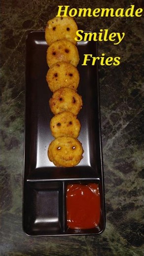 Crispy Potato Smiley Recipe | Homemade Crispy Smiley Recipe #shorts #snacks #trending #viral #food