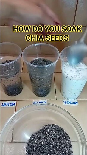 HOW DO YOU SOAK CHIA SEEDS
