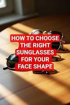 How to Choose the Right Sunglasses for Your Face Shape 😎