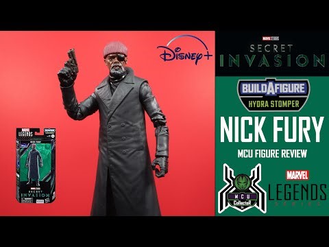 Marvel Legends NICK FURY Secret Invasion Disney+ Hydra Stomper BAF Wave MCU Figure Review