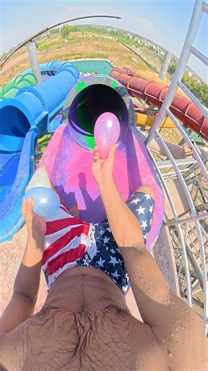 Bella Ciao Playground Parkour Balloon Water Sliding Pov