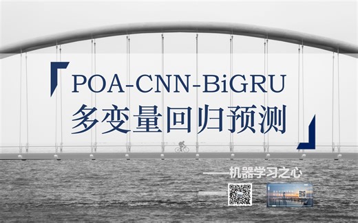 【回归预测 | POA-CNN-BiGRU】POA-CNN-BiGRU多输入单输出回归预测 | 鹈鹕算法优化卷积双向门控循环单元_哔哩哔哩_bilibili