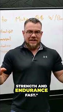 Fitness Backpacking: Build Strength and Endurance FAST! #shorts