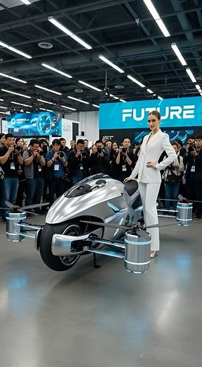 The Future of Personal Flight: Next-Gen VTOL Hoverbike #Hoverbike #VTOL #FutureTech