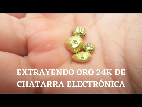 SACANDO ORO PURO DE APARATOS ELECTRONICOS