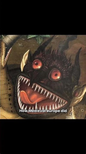 How other countries depicted horror vs medieval europe #history #art