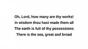 PSALM 104 Lyrics - AMY GRANT | eLyrics.net