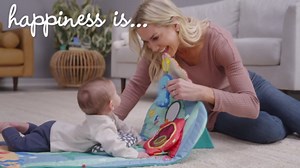 Infantino Flip and Peek Fun Phone: Bilingual with 3 English & 3 Spanish Phrases, Sounds Effects for Engagement, Peek a Boo Mirror Inside, 2 Colors, Ages 3 Months +