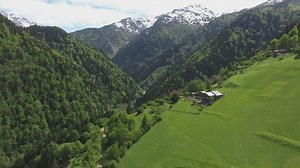 Green mountain landscape - Free Stock Video