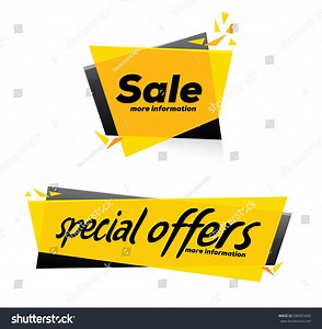 Sale Special Offer Banner Vector Format Stock Vector (Royalty Free) 586903400 | Shutterstock