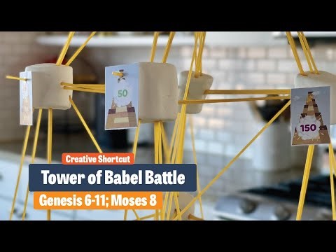 Object Lesson on Trusting in God | TOWER OF BABEL BATTLE GAME