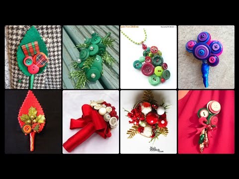 DIY Button Craft for Beginners 🌸✨Transform Old Buttons Into Stunning Art! ♻️🎨