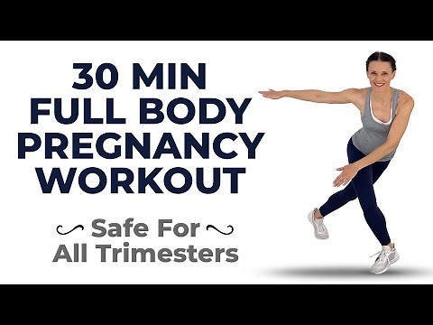 Full Body Pregnancy Workout | Low Impact | NO TALKING (1st trimester, 2nd trimester, 3rd trimester)