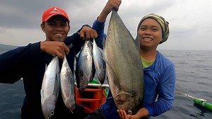 Maaksyong panghuli ng talakitok at tuna | Fishing Brothers PH